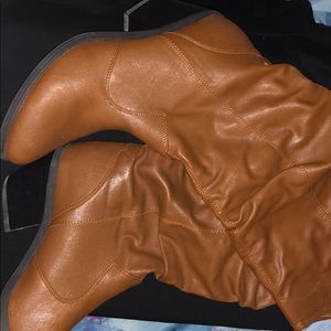 Slouchy cowgirl boots